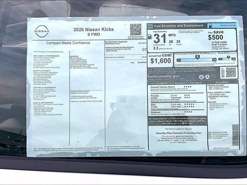 New 2026 Nissan Kicks S image 19