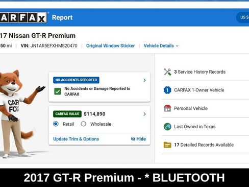 Used 2017 Nissan GT-R Premium AWD/4WD image 9