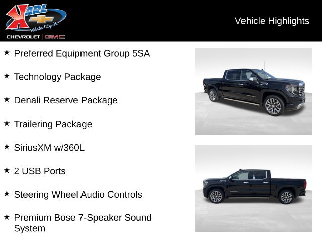 Certified 2023 GMC Sierra 1500 Denali w/ Denali Reserve Package AWD/4WD image 3