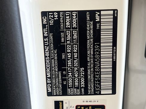 Used 2022 Mercedes-Benz GLS 450 4MATIC image 43