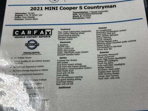 Used 2021 MINI Cooper Countryman S w/ Storage Package image 37