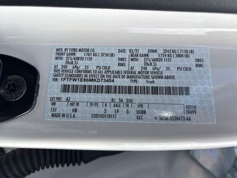 Used 2021 Ford F150 Lariat AWD/4WD image 31