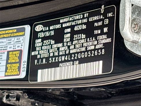 Used 2016 Kia Optima SX FWD image 32