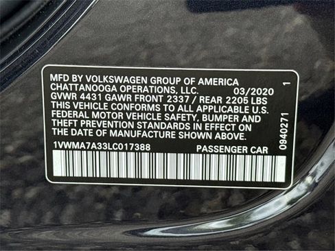 Used 2020 Volkswagen Passat 2.0T R-Line image 26