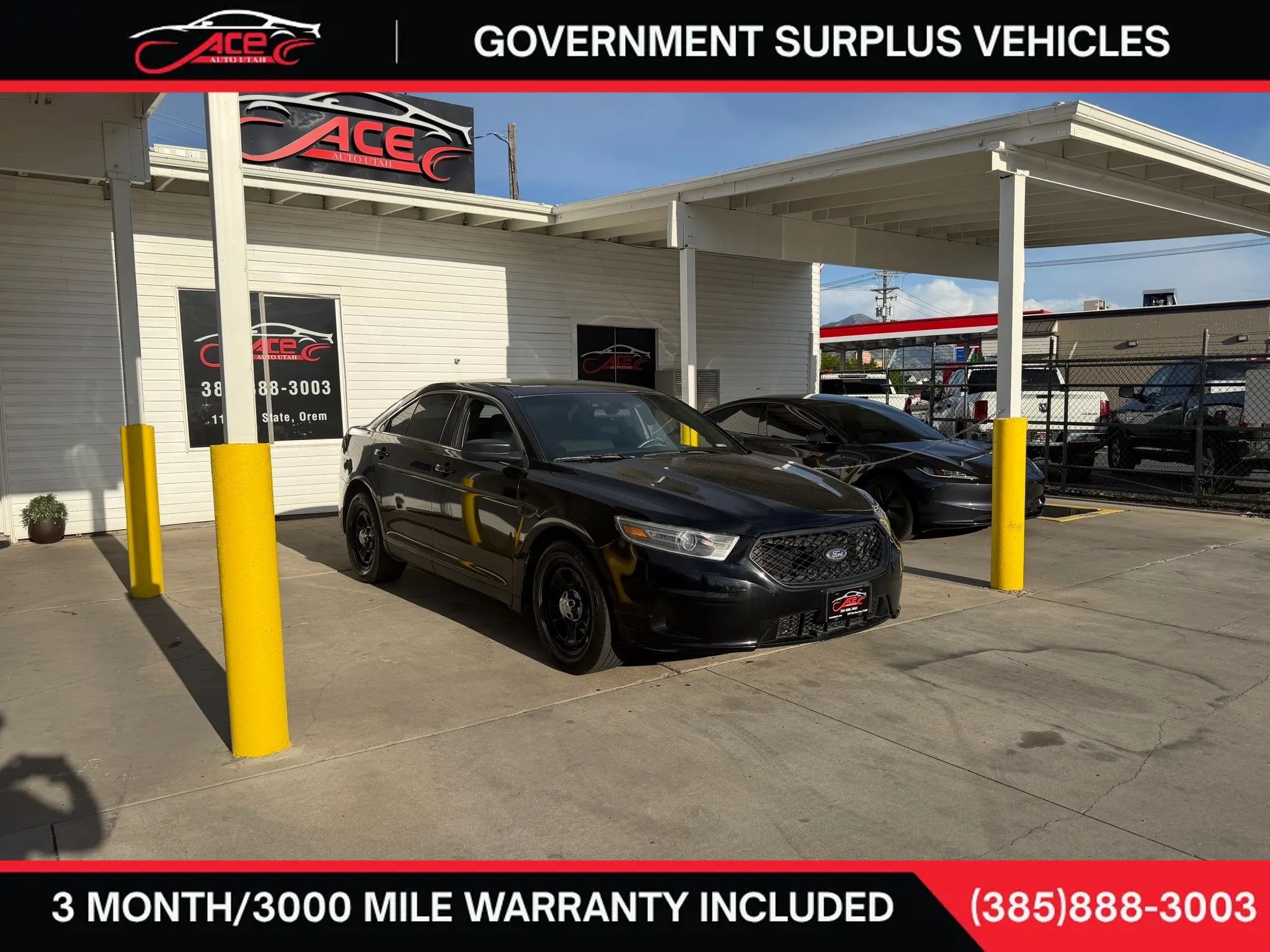 Used 2019 Ford Taurus Police Interceptor w/ Ultimate Wiring Package FWD image 1