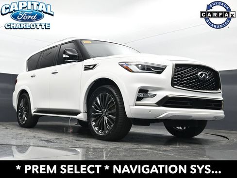Used 2021 INFINITI QX80 Premium Select w/ Cargo Package RWD image 21