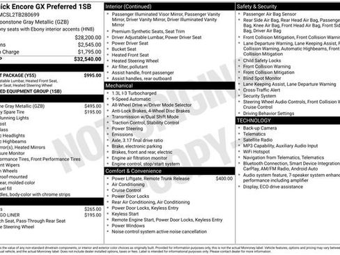 New 2026 Buick Encore GX Preferred w/ Comfort Package AWD/4WD image 2