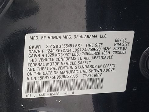 Used 2018 Honda Pilot Touring image 33