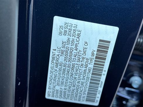 New 2025 Honda Pilot Touring image 39