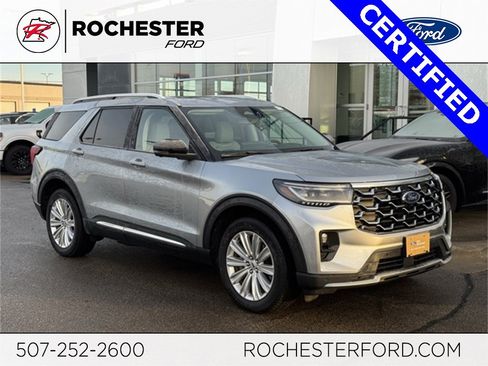 Used 2025 Ford Explorer Platinum w/ LUX Leather Package image 1