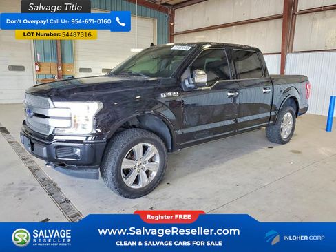 Used 2018 Ford F150 Platinum w/ Technology Package AWD/4WD image 1