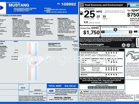 Used 2023 Ford Mustang Premium RWD image 9