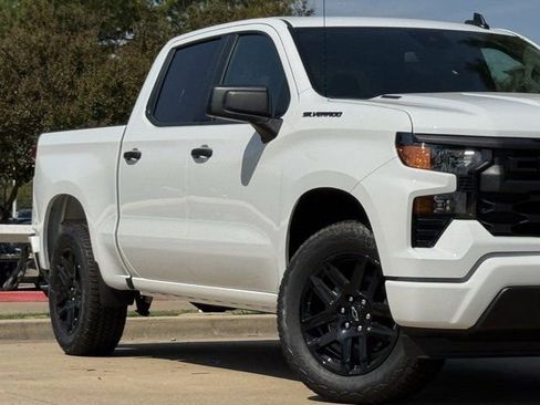 New 2026 Chevrolet Silverado 1500 Custom w/ Turbomax Blackout Package RWD image 3