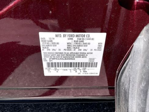 Used 2020 Ford Edge SEL w/ Convenience Package AWD/4WD image 59