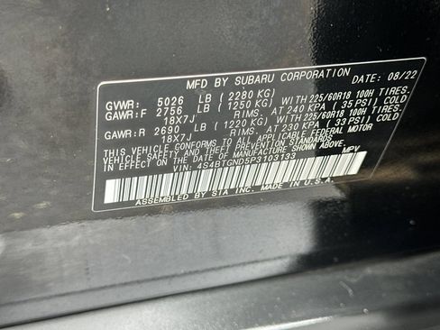 Used 2023 Subaru Outback Limited XT AWD/4WD image 54