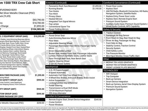 Used 2022 RAM 1500 TRX w/ TRX Level 2 Equipment Group image 7