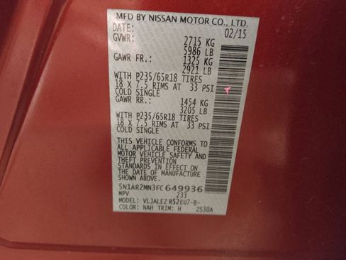Used 2015 Nissan Pathfinder SV FWD image 33
