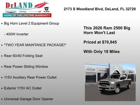 New 2026 RAM 2500 Big Horn image 26