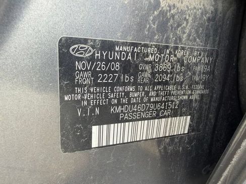 Used 2009 Hyundai Elantra GLS FWD image 8