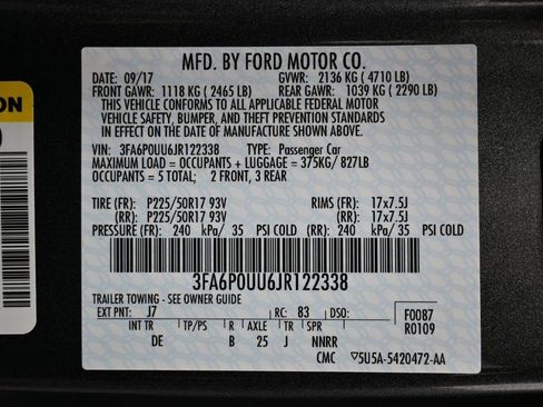 Used 2018 Ford Fusion S image 37