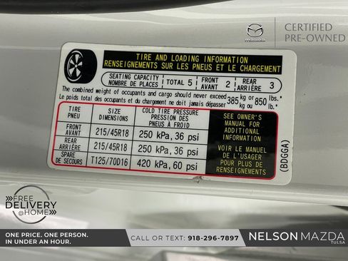 Certified 2025 MAZDA MAZDA3 s Sport image 71