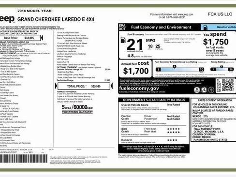 Used 2018 Jeep Grand Cherokee Laredo image 22