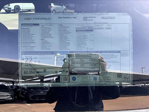 New 2026 Chevrolet Traverse LT w/ Sun and Wheel Package image 20