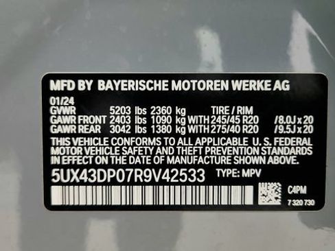 Used 2024 BMW X3 sDrive30i w/ M Sport Package RWD image 77