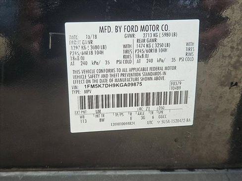 Used 2019 Ford Explorer XLT FWD image 18