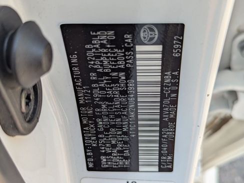 Used 2022 Toyota Camry LE FWD image 24