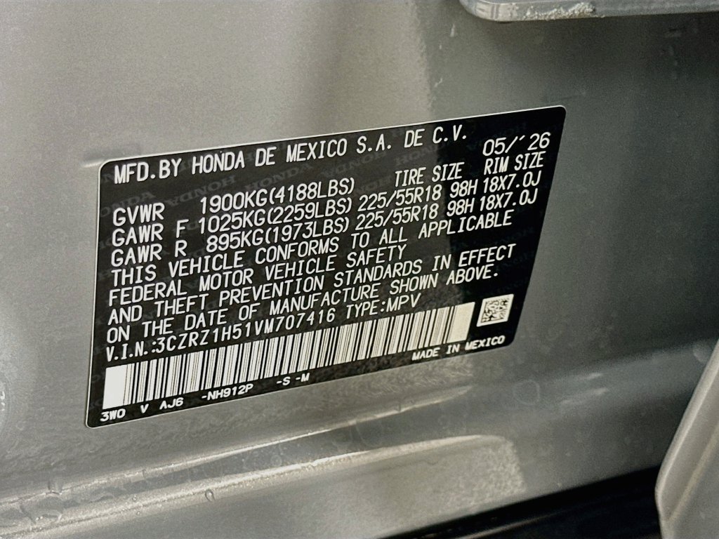 Certified 2027 Honda HR-V Sport image 30