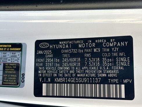 New 2025 Hyundai Palisade SE image 32