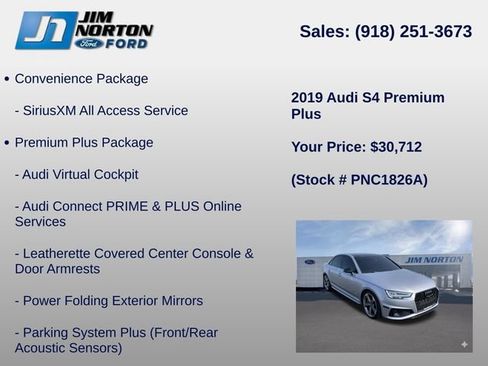 Used 2019 Audi S4 Premium Plus w/ Premium Plus Package AWD/4WD image 15