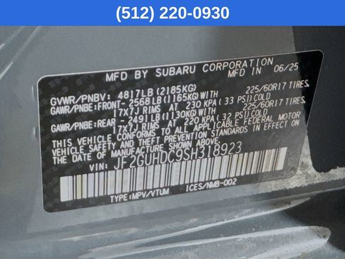 Certified 2025 Subaru Crosstrek 2.0i Premium image 41