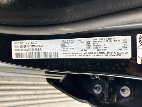 Used 2021 RAM 1500 Limited AWD/4WD image 33