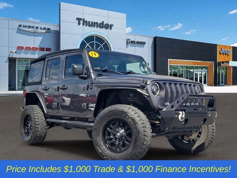 Certified 2019 Jeep Wrangler Unlimited Sport S AWD/4WD image 1