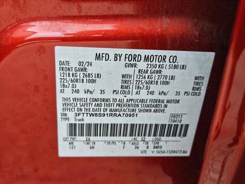 Used 2024 Ford Maverick Lariat AWD/4WD image 19