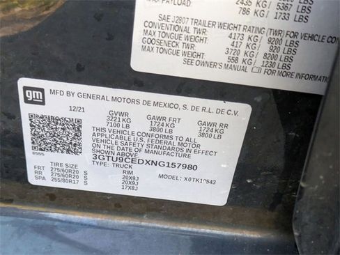 Certified 2022 GMC Sierra 1500 Elevation w/ LPO, Elevation Black Package image 33