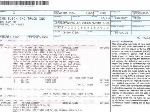 Used 2019 Jeep Wrangler Unlimited Sport S image 48