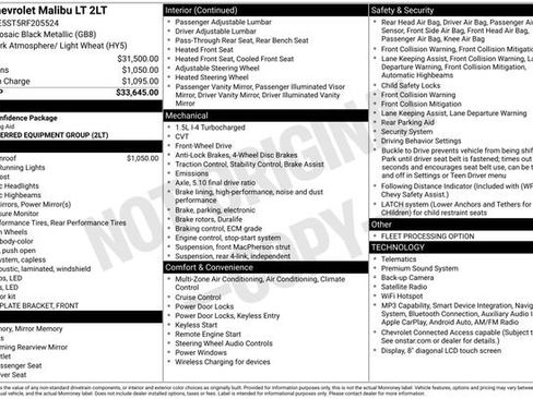 Used 2024 Chevrolet Malibu LT FWD image 7