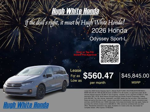 New 2026 Honda Odyssey Sport-L image 3