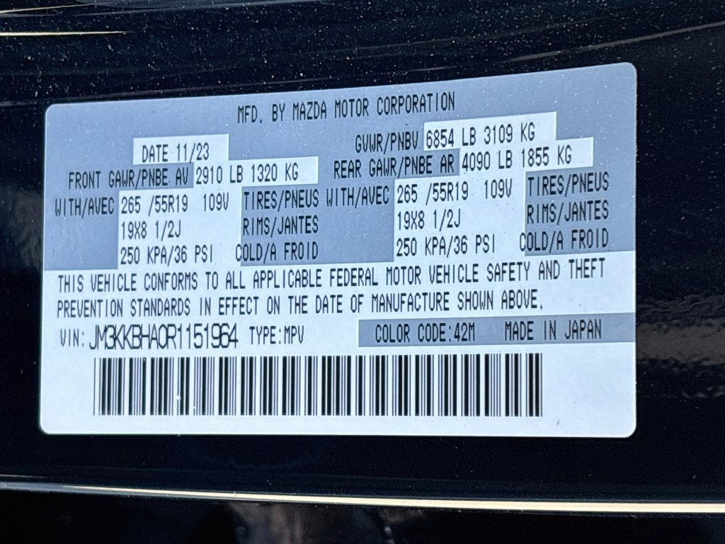 Certified 2024 MAZDA CX-90 Plug-In Hybrid w/ Preferred AWD/4WD image 34