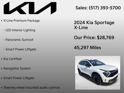 Used 2024 Kia Sportage X-Line w/ X-Line Premium Package AWD/4WD image 7