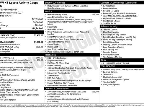 Used 2022 BMW X6 xDrive40i w/ M Sport Package image 27