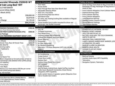 New 2025 Chevrolet Silverado 2500 W/T w/ WT Convenience Package image 8