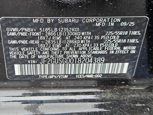 New 2026 Subaru Crosstrek 2.5i Sport image 18