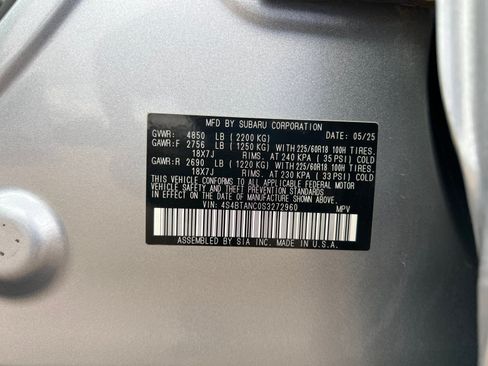 Used 2025 Subaru Outback Limited w/ Tech Package 3 AWD/4WD image 23