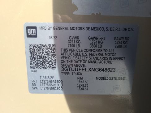 Used 2022 GMC Sierra 1500 AT4X image 25