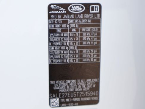 New 2026 Land Rover Defender 110 X-Dynamic SE AWD/4WD image 22