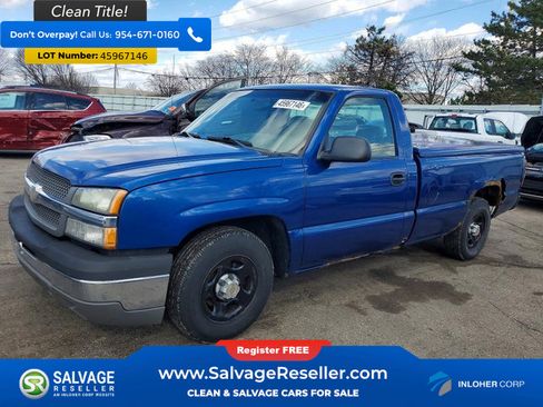Used 2004 Chevrolet Silverado 1500 W/T RWD image 1
